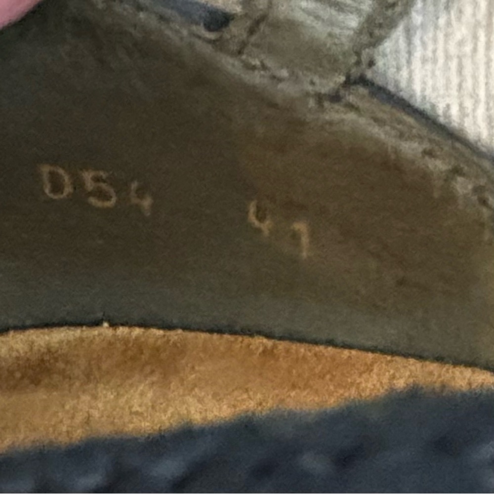 EL NATURALISTA Sz 41 Tan Black Pointy  Ankle Strap Leather Sandals Comfort Shoes - Picture 12 of 12